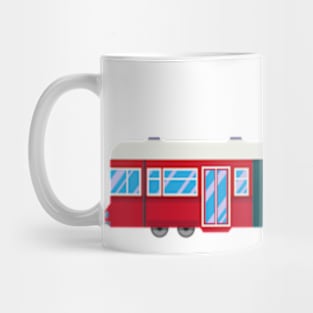 Tram, tram, train, railroad Mug